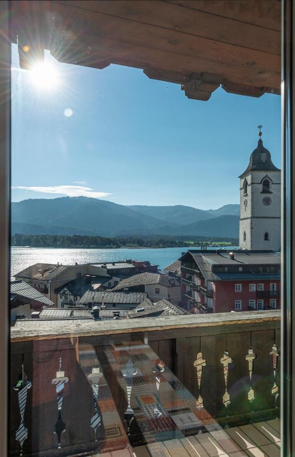 Aberseeblick Pension Ellmauer Saint Wolfgang Exterior foto