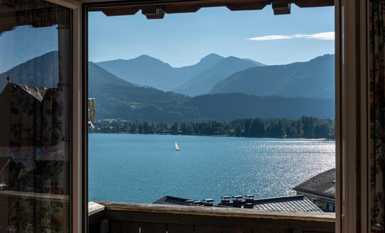 Aberseeblick Pension Ellmauer Saint Wolfgang Exterior foto